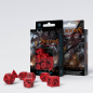 Preview: Dragons Rot und schwarz Würfel Set