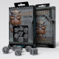 Preview: Dwarven Würfel Set Grau und schwarz