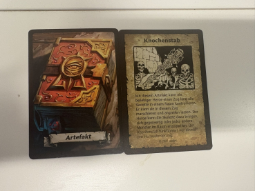 Heroquest Artefaktkarte Knochenstab