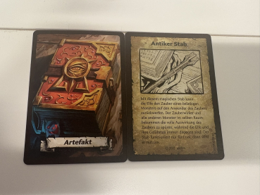 Heroquest Artefakt Karte : Antiker Stab