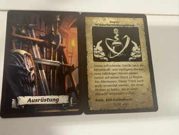 Heroquest Ausrüstungskarte Super-Wiederherstellungstrank