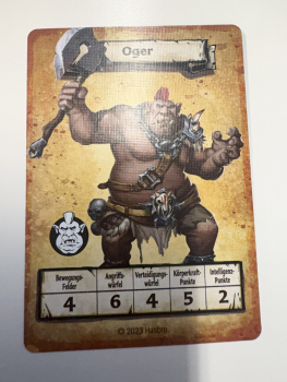 Heroquest Monsterkarte Oger