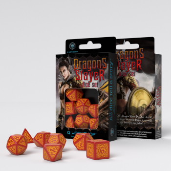 Dragons Slayer Red & Orange Würfel Set