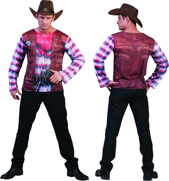 3D Shirt Cowboy Männer