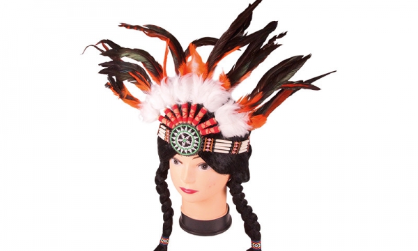 Indianer-Kopfband mit Knochen