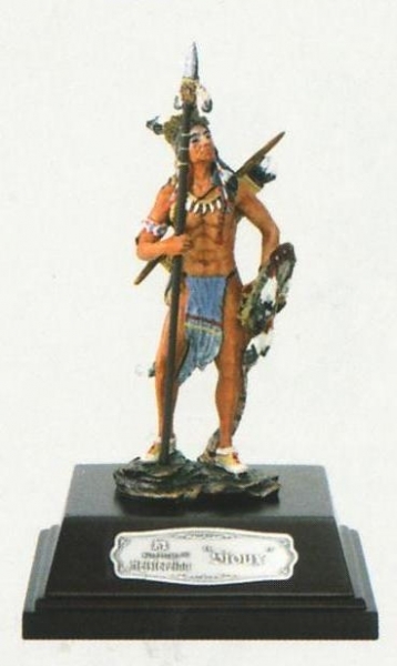 Zinnfigur Sioux mit Speer